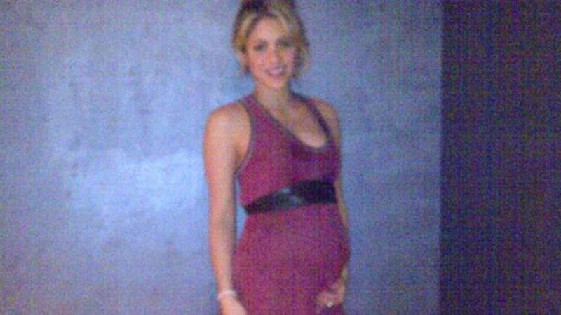 Shakira compartió este sábado esta fotografia con sus seguidores.