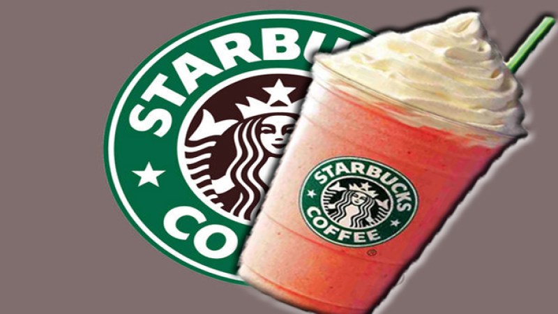 Un frapuchino con color a insecto