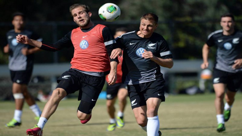 La selección de fútbol de Nueva Zelanda instaló su base para el partido contra México en Los Ángeles, donde ha llevado a cabo sus entrenamientos,