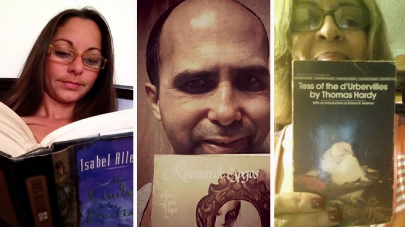 Boricuas nominan a amigos a leer un libro y tomarse un selfie con el #cogeunmalditolibrochallenge.
