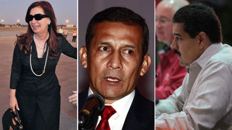Varios presidentes visitan a Chávez