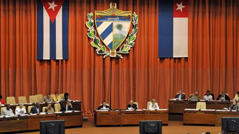Parlamento cubano.