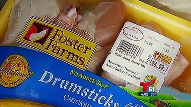 Foster Farms retira productos de pollo