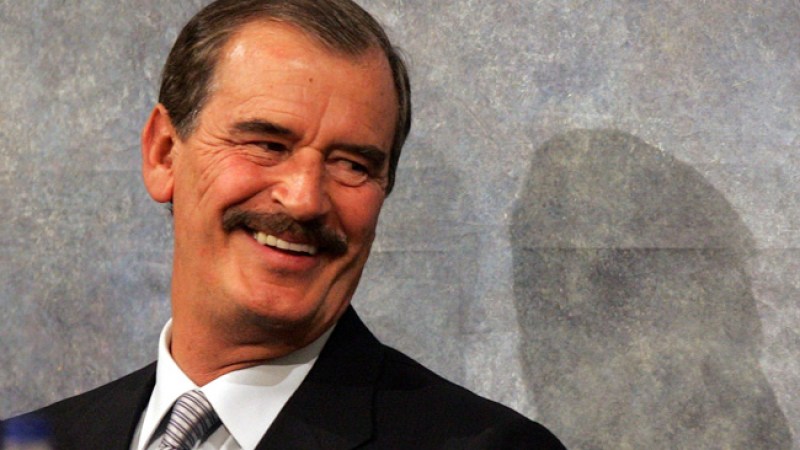 Vicente Fox participó en una conferencia de prensa en Seattle, donde habló sobre la marihuana y la guerra contra el narcotráfico en su país.