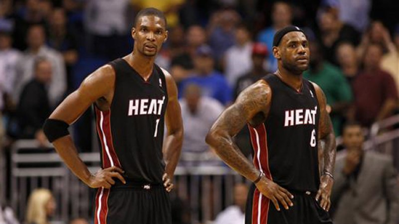 Bosh y Lebron.