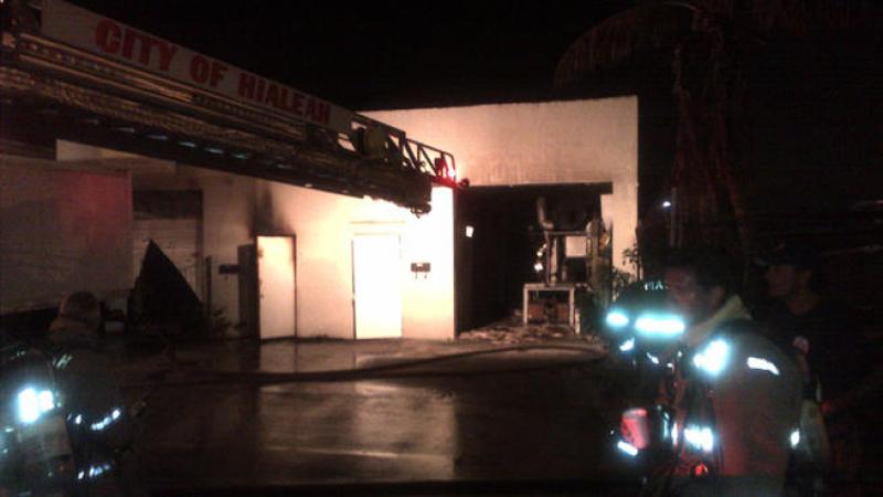 Incendio en Hialeah