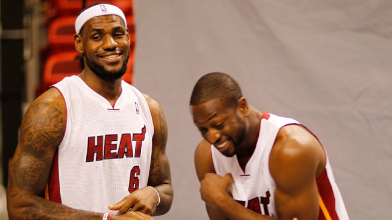 LeBron James y Dwyane Wade: casi gemelos