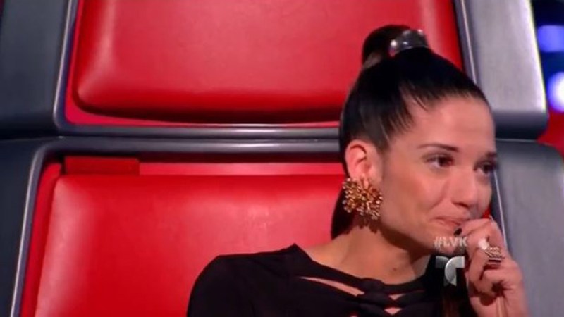 La Voz Kids: Natalia se echa a llorar