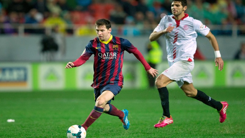 Lionel Messi volvió a brillar y llevó al Barcelona a una contundente victoria sobre el Sevilla.