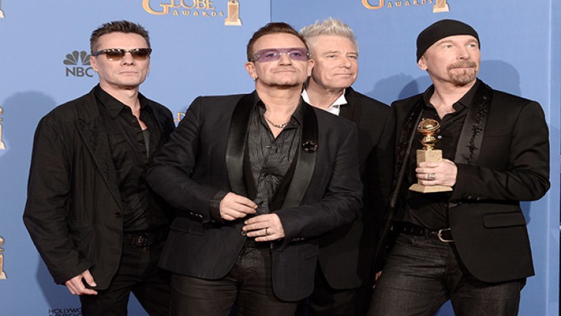 U2, ganó en los Golden Globes por 'Ordinary Love' escrita para la película 'Mandela: Long Walk to Freedom".