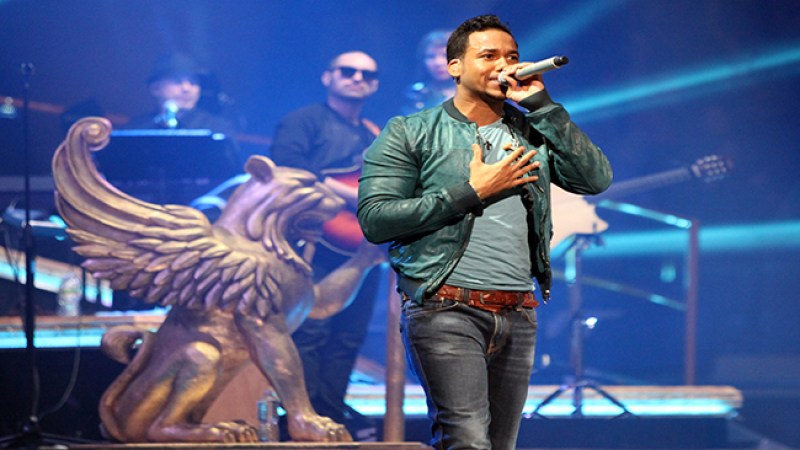 Romeo Santos en el Madison Square Garden de Nueva York.