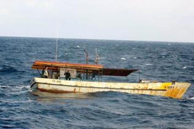 Barco interceptado