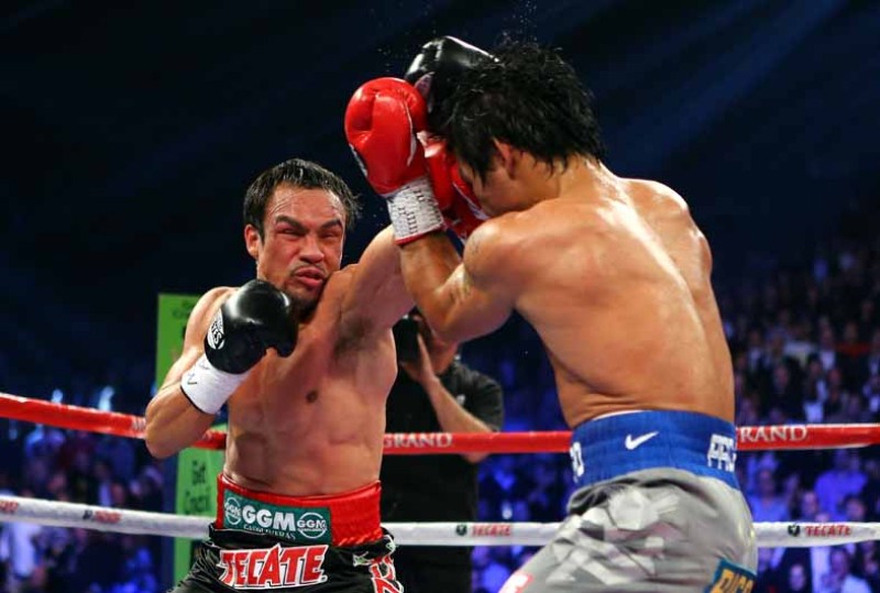 8 DE DICIEMBRE: Juan Manuel Márquez derrotó finalmente a Manny Pacquiao durante el cuarto enfrentamiento histórico entre ambos pugilistas.
