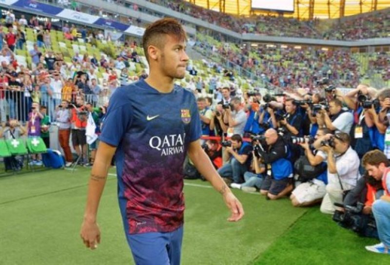 Neymar, jugador brasileño del Barcelona.