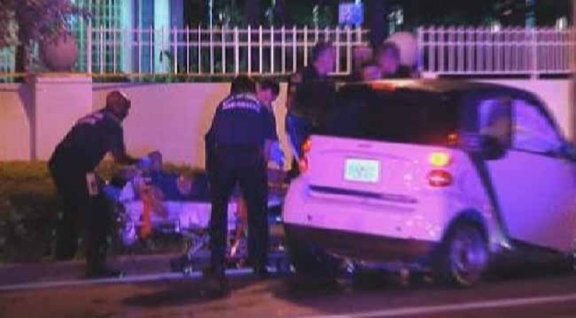 Una persona murió y otra fue hospitalizada en un accidente en el centro de Miami la mañana del miércoles,