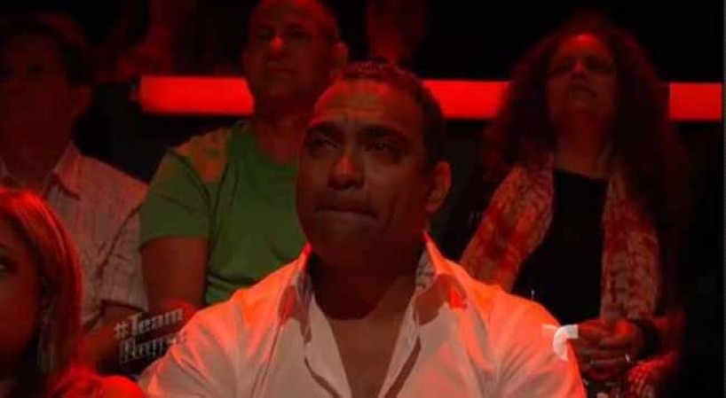 El papá emocionado.