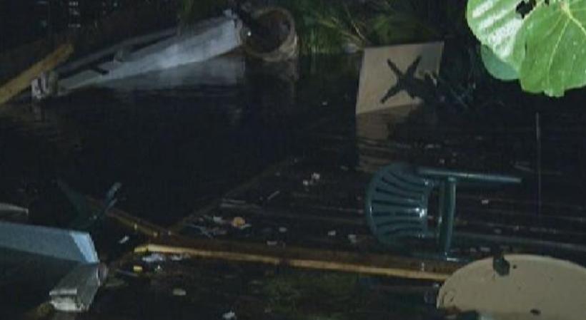 Cayeron a aguas poco profundas en la bahía de Biscayne.