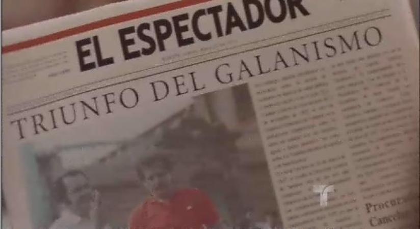 El Espectador publica en su primera plana el triunfo del galanismo.