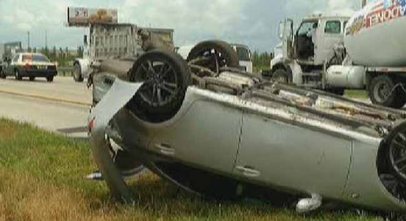 Dramático accidente en el Turnpike.