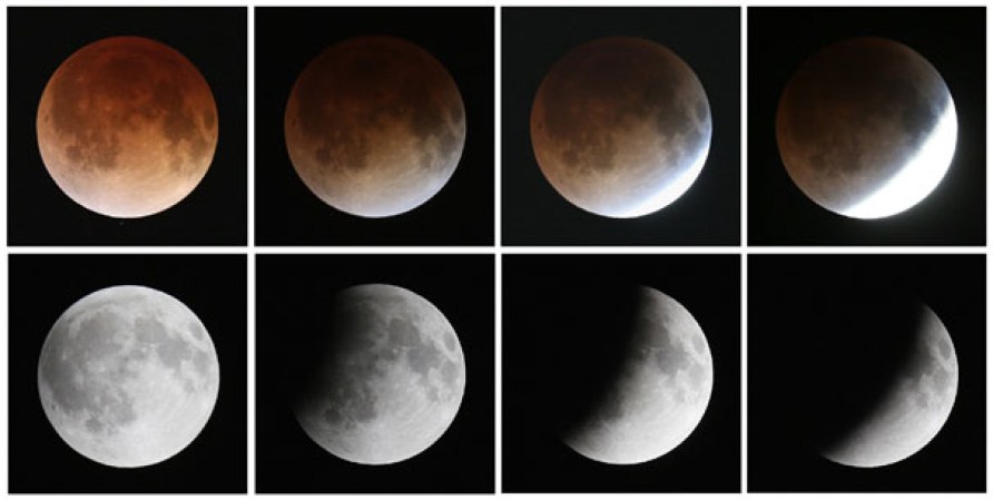 El continente americano pudo ver un eclipse total de la Luna, que duró unos 78 minutos y fue retransmitido en directo por la NASA en conexión con el Marshall Space Flight Center de Alabama (EEUU).