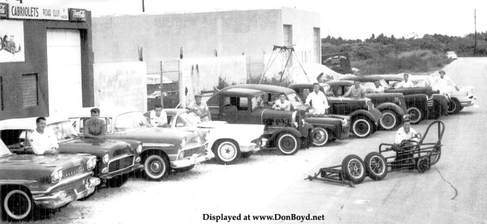 Una imagen del Club de Autos Cabriolet en los 50.