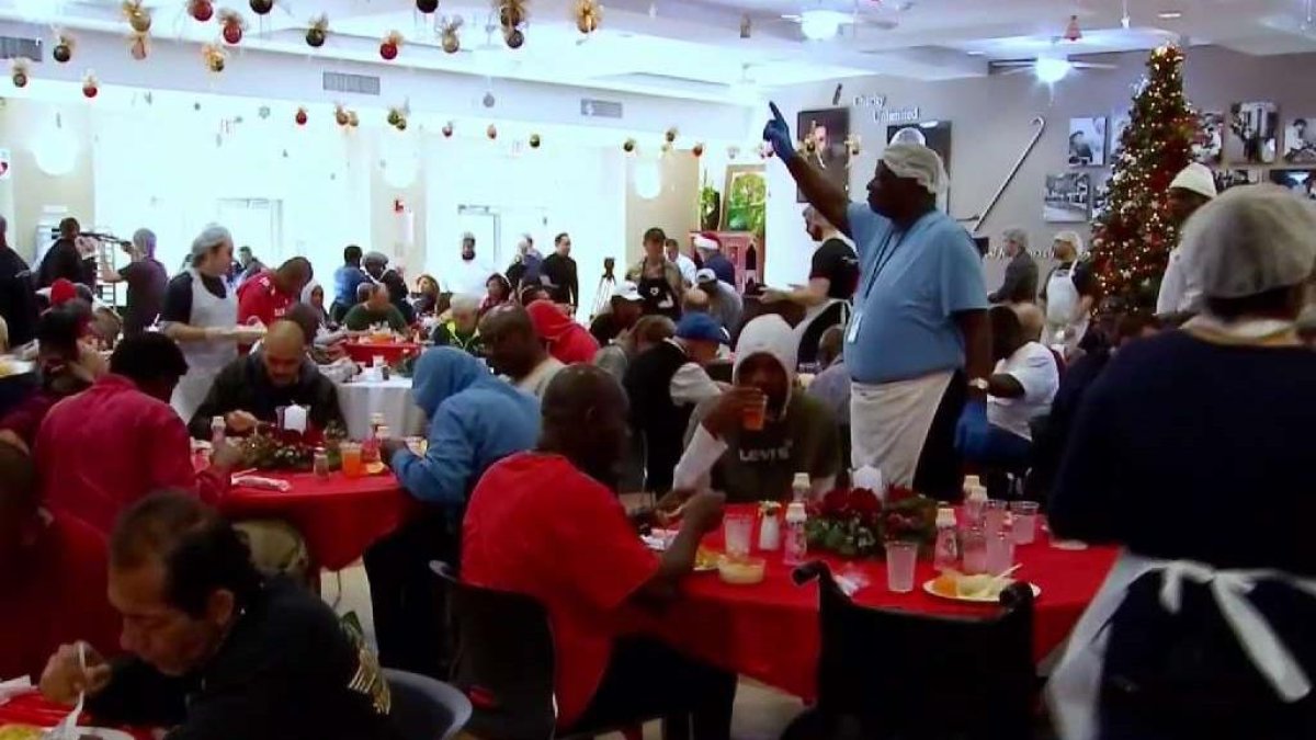 South Florida homeless celebrate Good Friday with lunch
