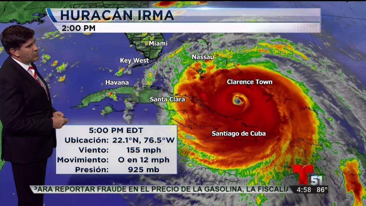 Boletín de las 5 pm del Centro Nacional de Huracanes Telemundo Miami (51)