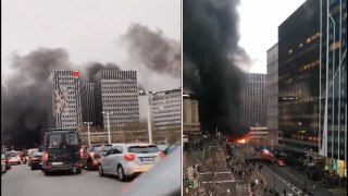 En París, desatan incendio intencional por concierto de artista congolense.