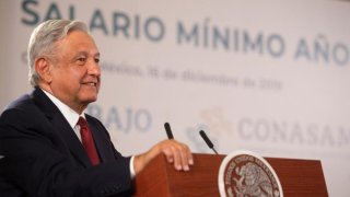 López Obrador, presidente de México.
