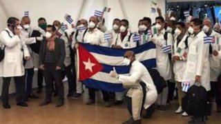 Médicos cubanos llegan a México