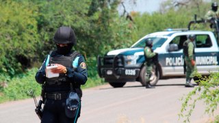 Operativo policial en Guanajuato