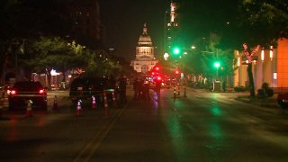 Balacera en manifestación en Austin