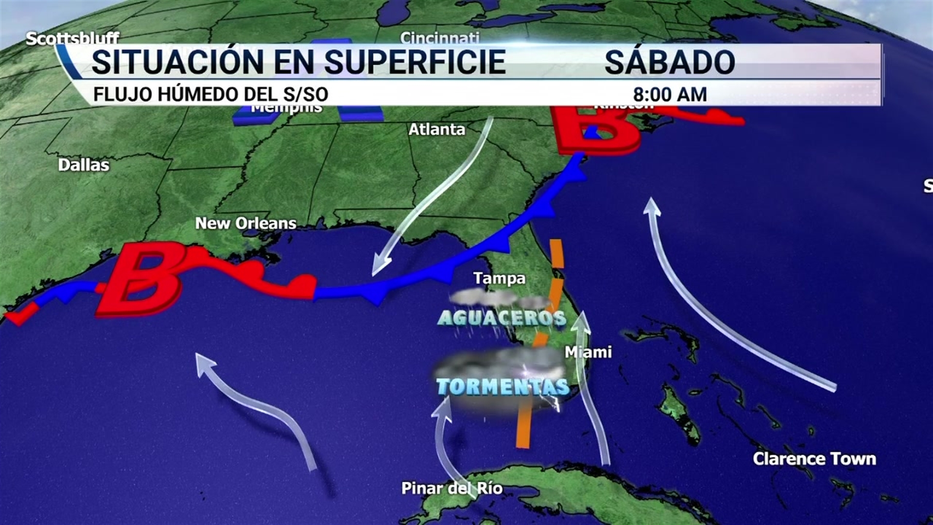 pronóstico del tiempo en new orleans