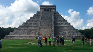 Pirámide de Chichén Itzá, en Yucatán