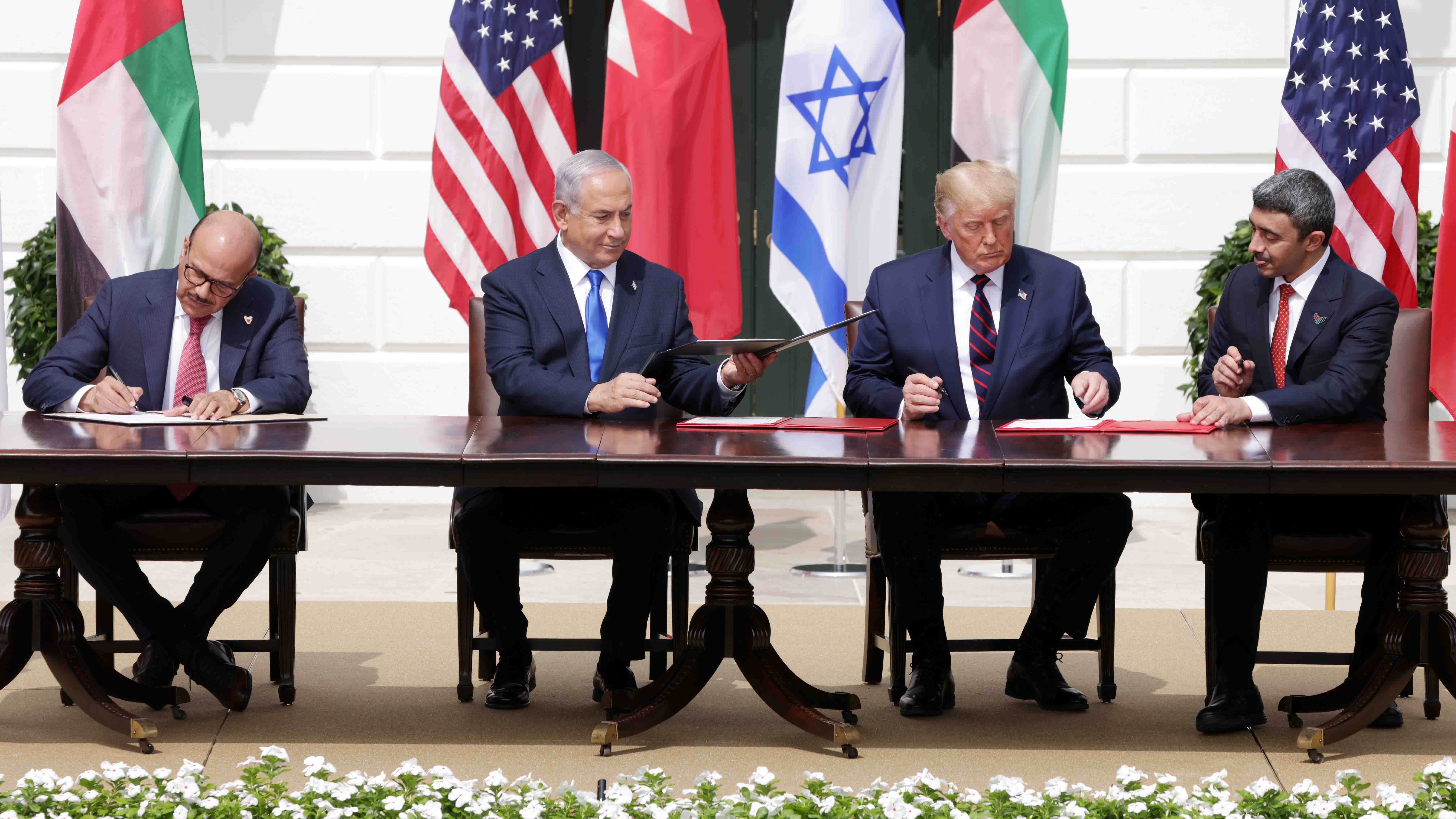 Trump Preside Firma De Acuerdos De Paz Entre Israel, Emiratos Árabes ...