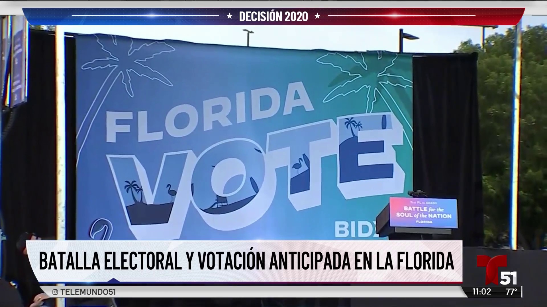 Batalla Electoral Y Votación Anticipada En Florida – Telemundo Miami (51)