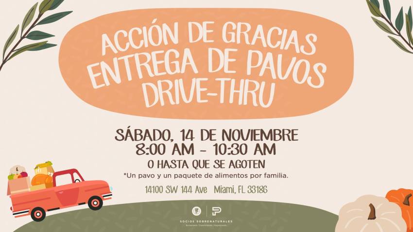 Entrega de Pavos de Acción de Gracias