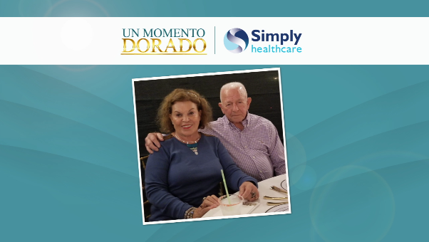 Elia y Luis Águila de Hialeah celebrando su aniversario de bodas