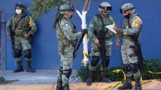 Cuatro integrantes de la fuerzas federales de México