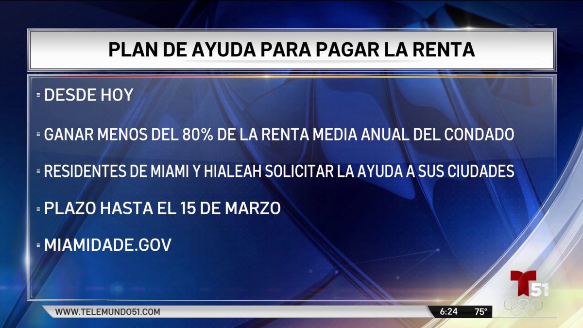 Desde hoy se puede solicitar ayuda para el pago de la renta en Miami ...