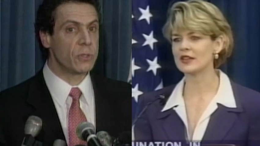 Andrew Cuomo and Karen Hinton