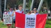 Peruanos en Miami protestan por lo que consideran un “fraude” electoral