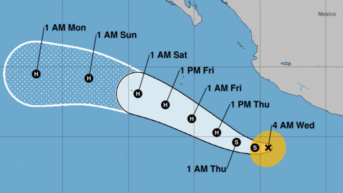 Se forma una nueva depresión tropical en el Pacífico, frente al sur de las costas de México - Vimarsana News