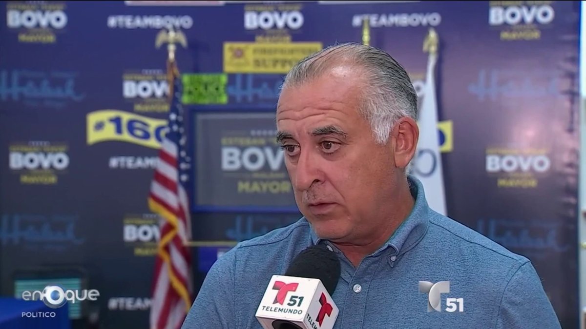 Entrevista con el alcalde electo de Hialeah, Esteban Bovo Telemundo