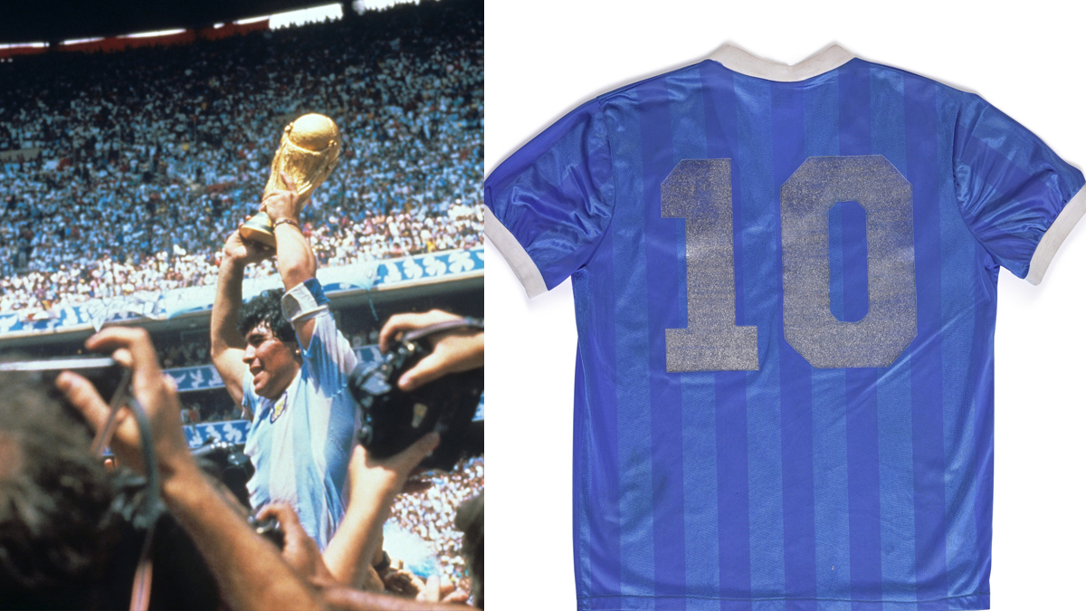 Subastarán camiseta de Maradona que mundial México 86 – Telemundo 52