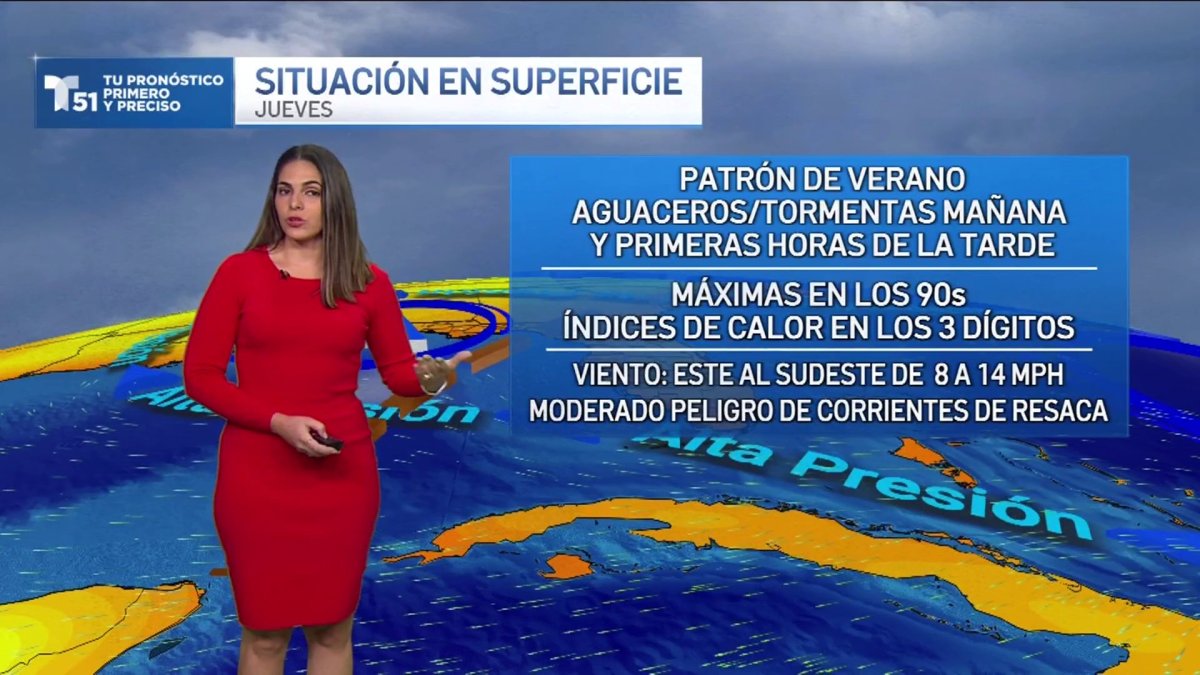 Pronóstico del tiempo en Miami, Florida Telemundo Miami (51)