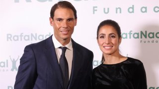 Rafael Nadal y su esposa, Mery Perelló.