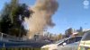 Captado en video: mortal ataque con drones kamikaze en la capital de Ucrania