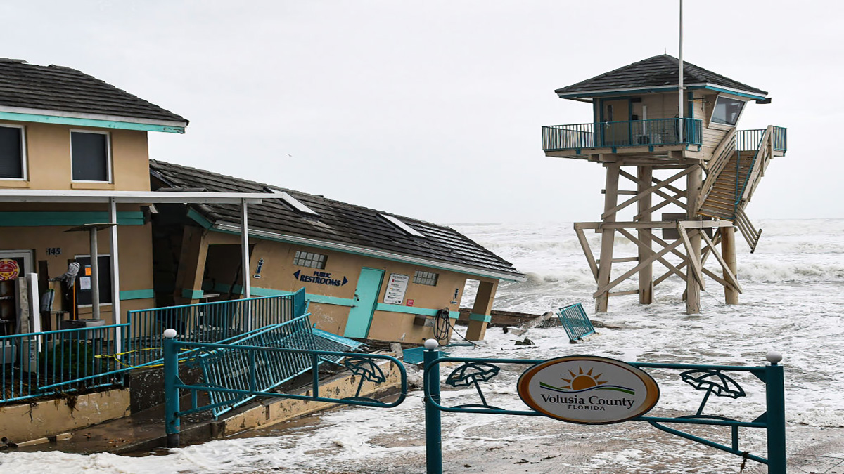 Photos: Tropical Storm Nicole Hits Florida Hard