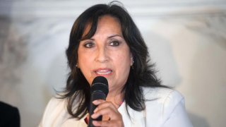 Dina Boluarte, presidenta de Perú.